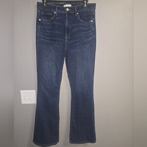Loft High Rise Slim Flare Jeans Size 30